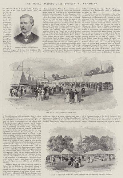 La Sociedad Real de Agricultura en Cambridge de William Crimea Simpson